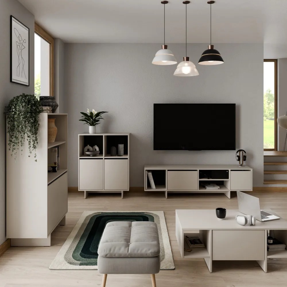 Skrinka STANDO STD03, krémová