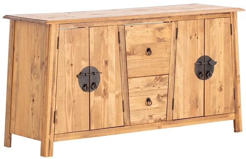 Umývadlová skrinka z borovicového masívu Pinia 140cm