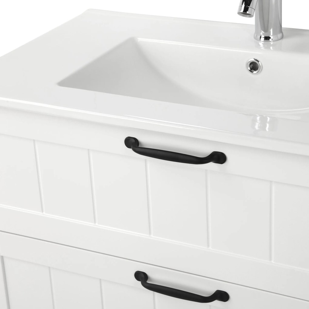 Závesná skrinka pod umývadlo Houseland Lavia 80 cm biela