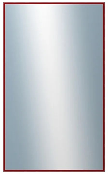DANTIK - Zrkadlo v rámu, rozmer s rámom 60x100 cm z lišty Hliník vínová (7269209)