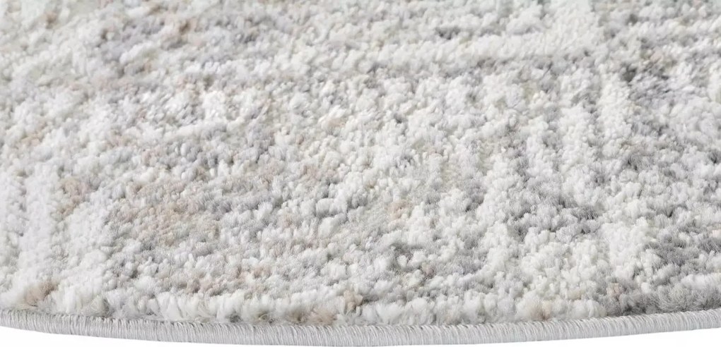 TA Koberec D166A L.GRAY VIZON VALLEY ROUND Rozmer: 160x160 cm