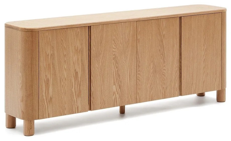 Komoda v dekore jaseňa v prírodnej farbe 200x79x40 cm Salaya – Kave Home