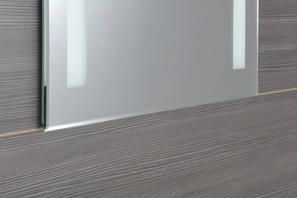 Aqualine Aqualine, LED podsvietené zrkadlo 60x80cm, gombíkový vypínač, ATH6