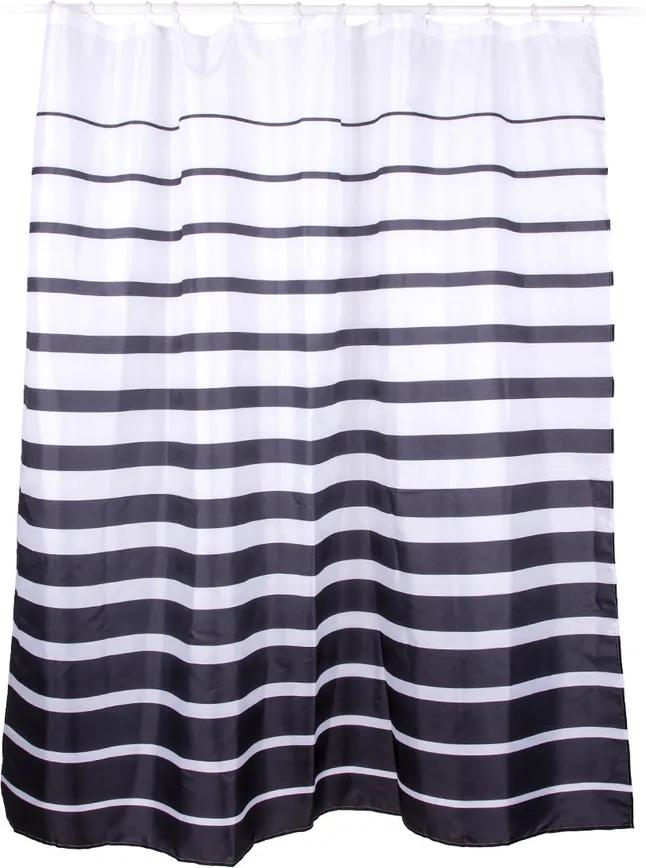Sprchový záves Stripes, 180 x 180 cm