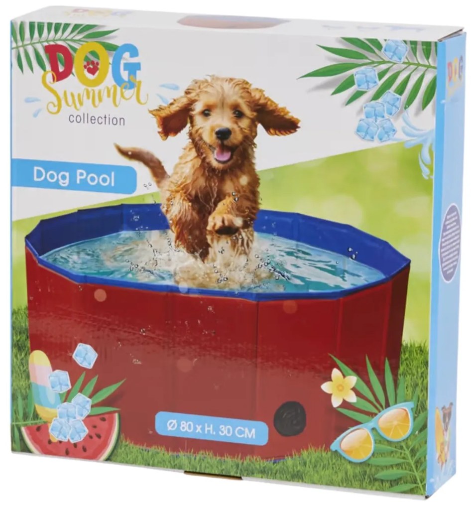 Dog Summer Bazén pre psov modrý, Ø 80 x 30 cm