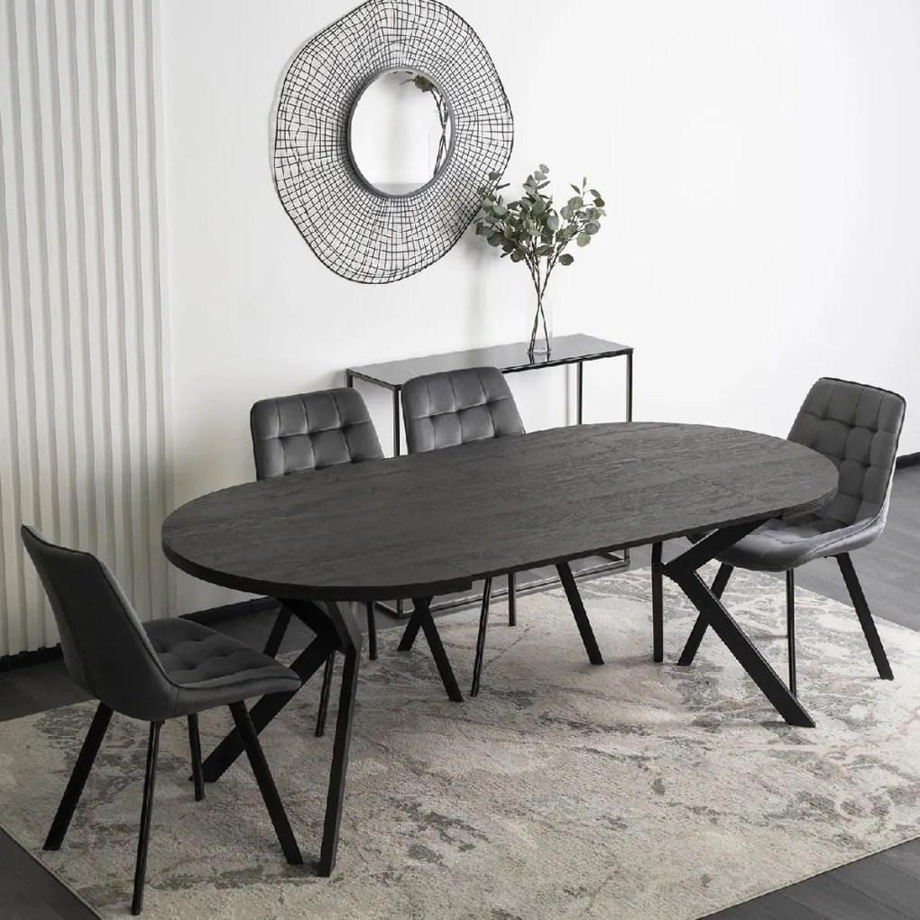 PROXIMA.store - Okrúhly stôl LUKAS FARBA: biela, FARBA NÔH: drevo