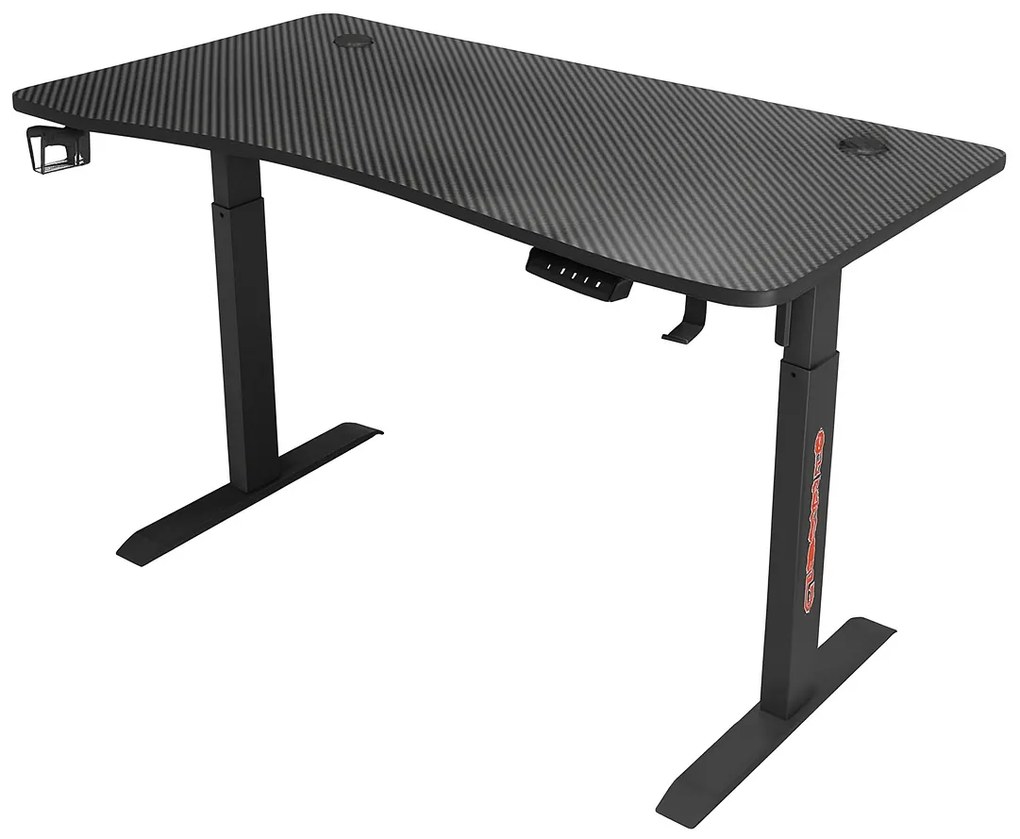 Herný stôl BR02 čierny 140 cm