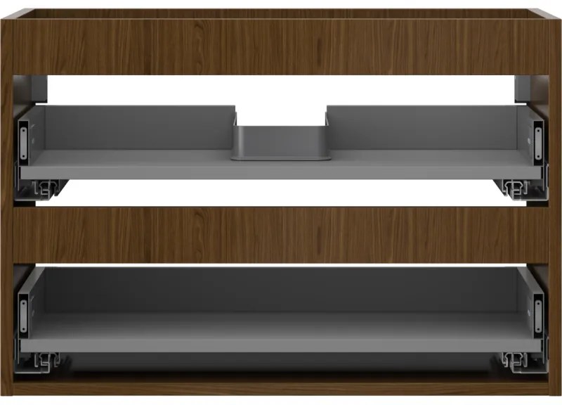 Mexen Box-A, závesná skrinka 70 cm, 2 zásuvky, orech, 91AX0-0700-470-2-86