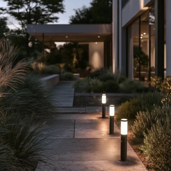BRILAGI - Vonkajšia lampa s pohybovým čidlom ELIA 1xE27/20W/230V IP44 50 cm antracit