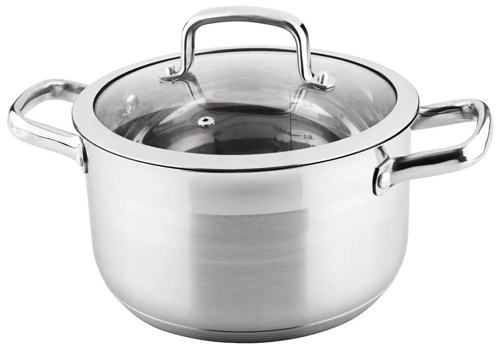 Lamart - Hrniec s pokrievkou 22 cm nerez