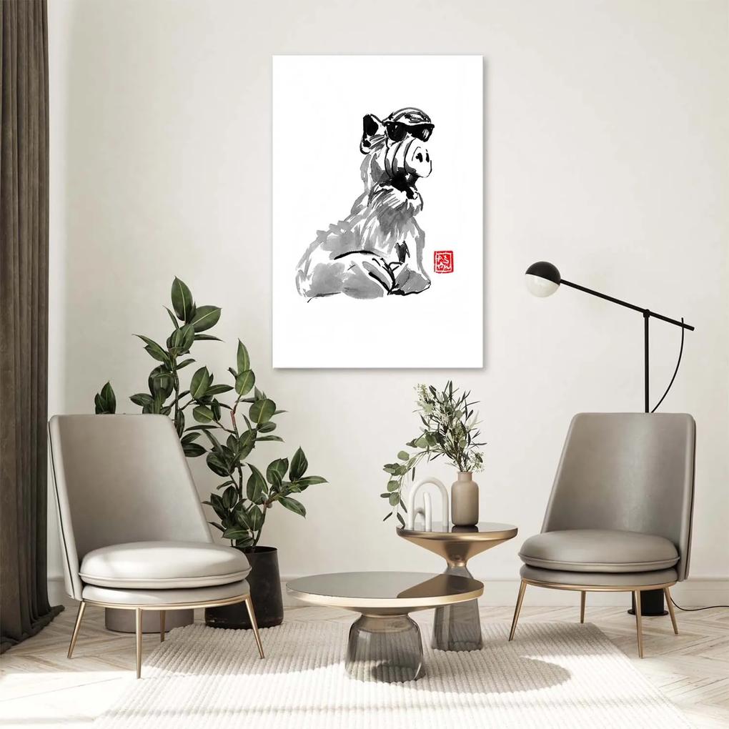 Gario Obraz na plátne Alf s okuliarmi - Péchane Rozmery: 40 x 60 cm
