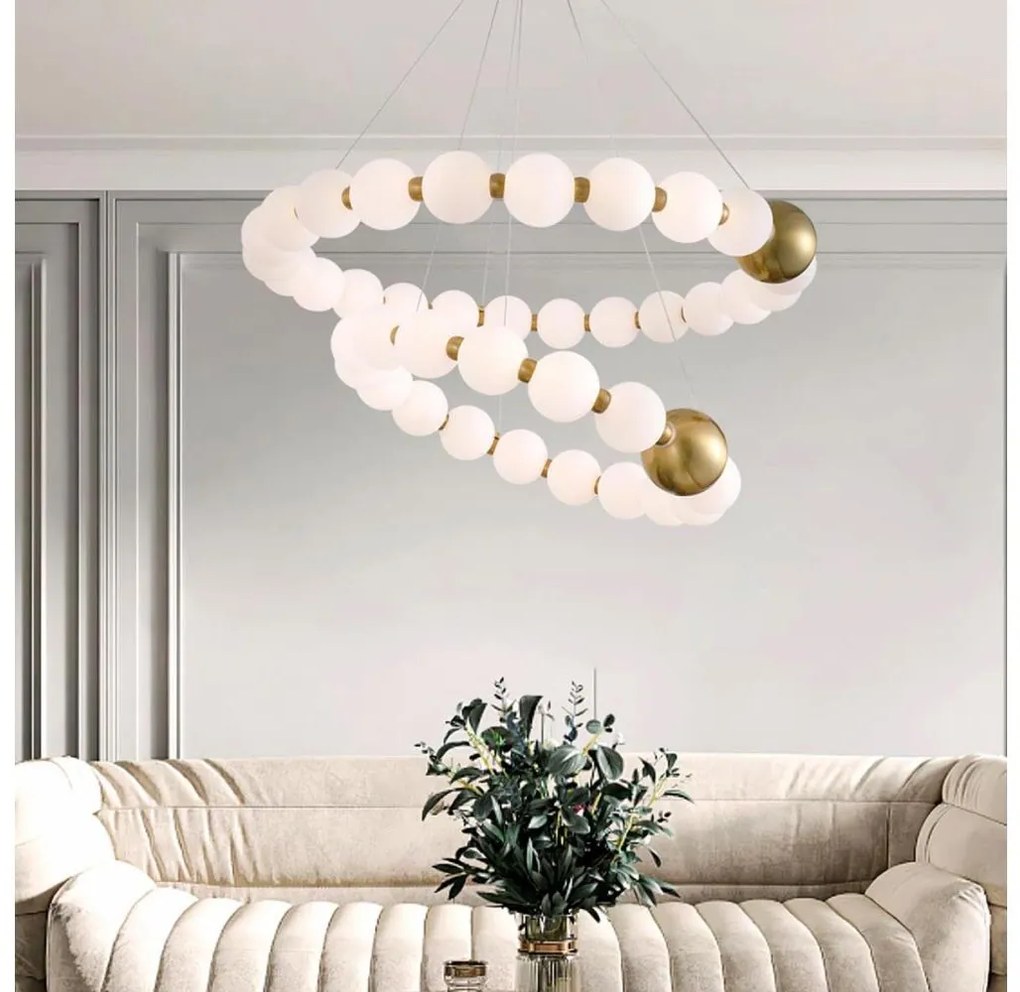 LED Luster na lanku LED/40W/230V 3000K