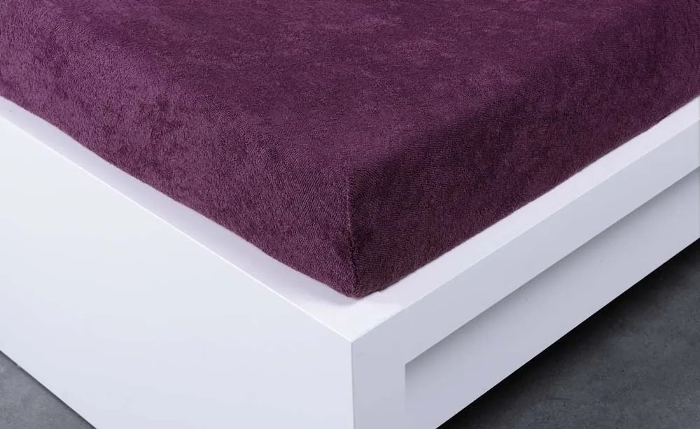 Froté plachta 220 × 200 cm Exclusive – slivková