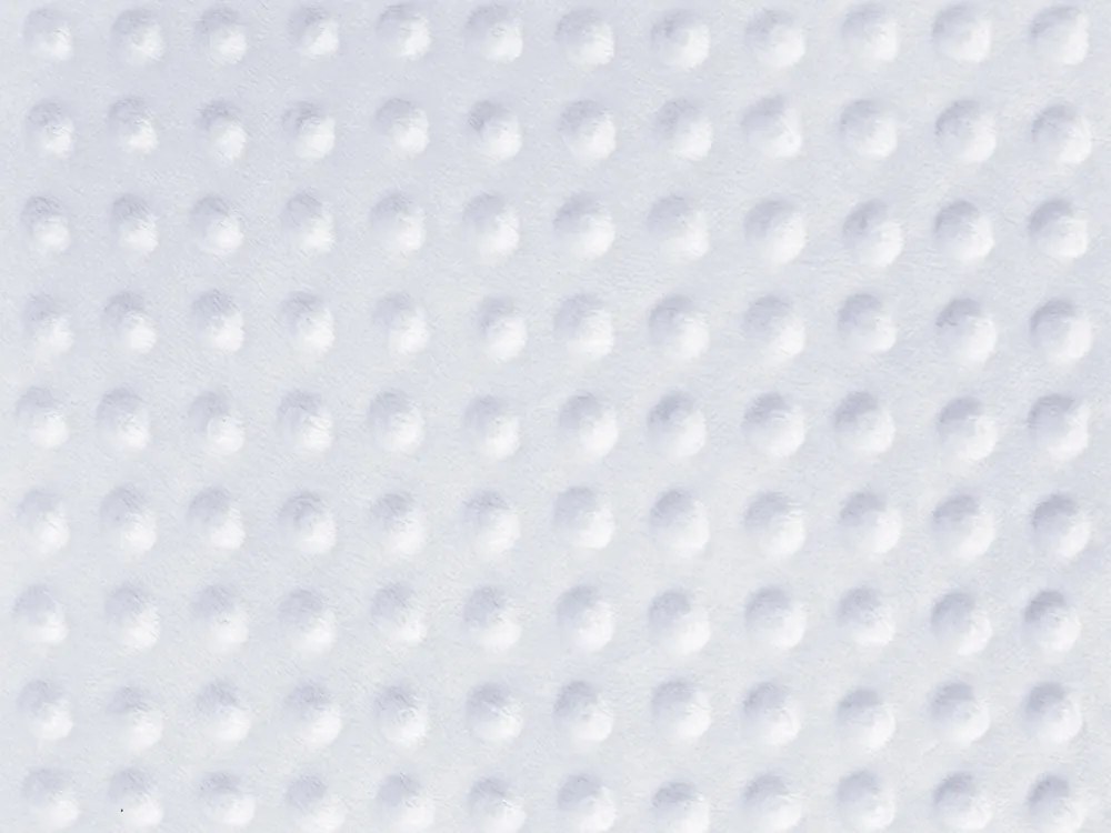 Biante Hrejivé posteľné obliečky Minky 3D bodky MKP-025 Svetlo sivé Predĺžené 140x220 a 70x90 cm