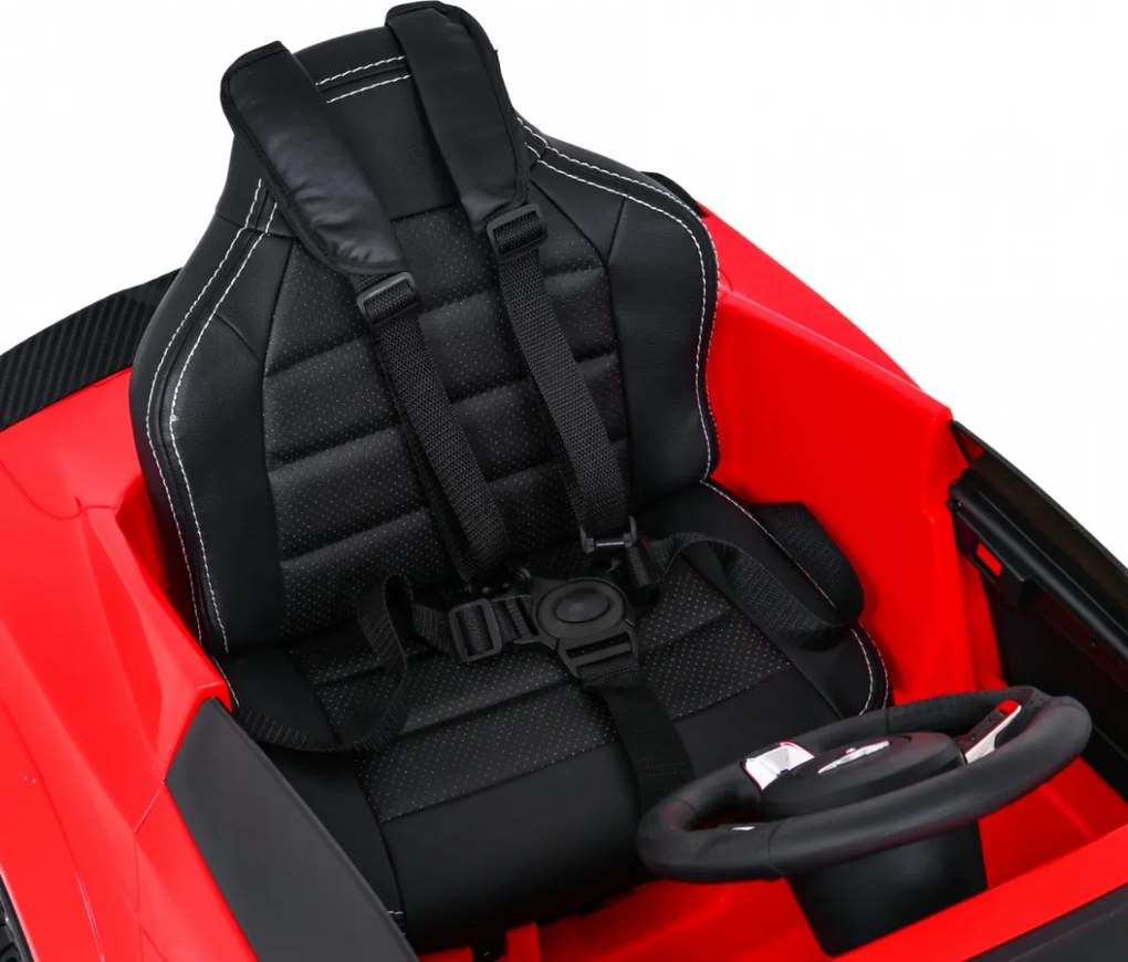 Ramiz Ford Mustang GT auto na batérie pre deti Červená