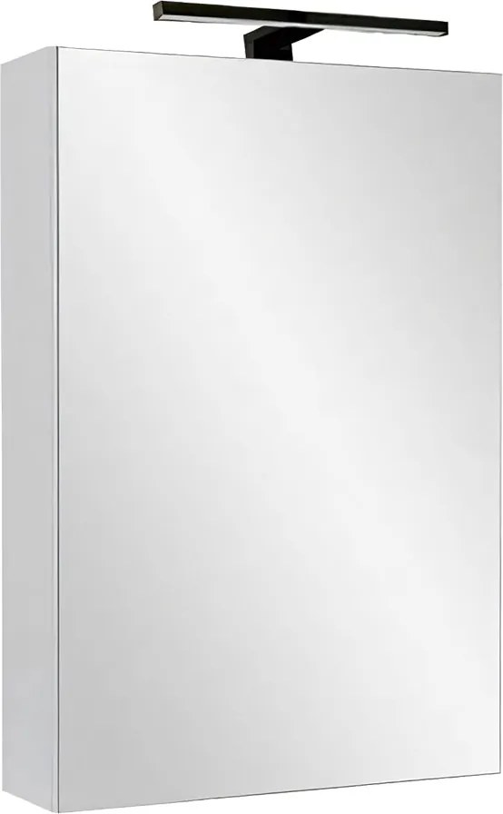 Comodo Zrkadlová skrinka Ticino 40 ZS LED-B s osvetlením Any LED 30 B, čierna