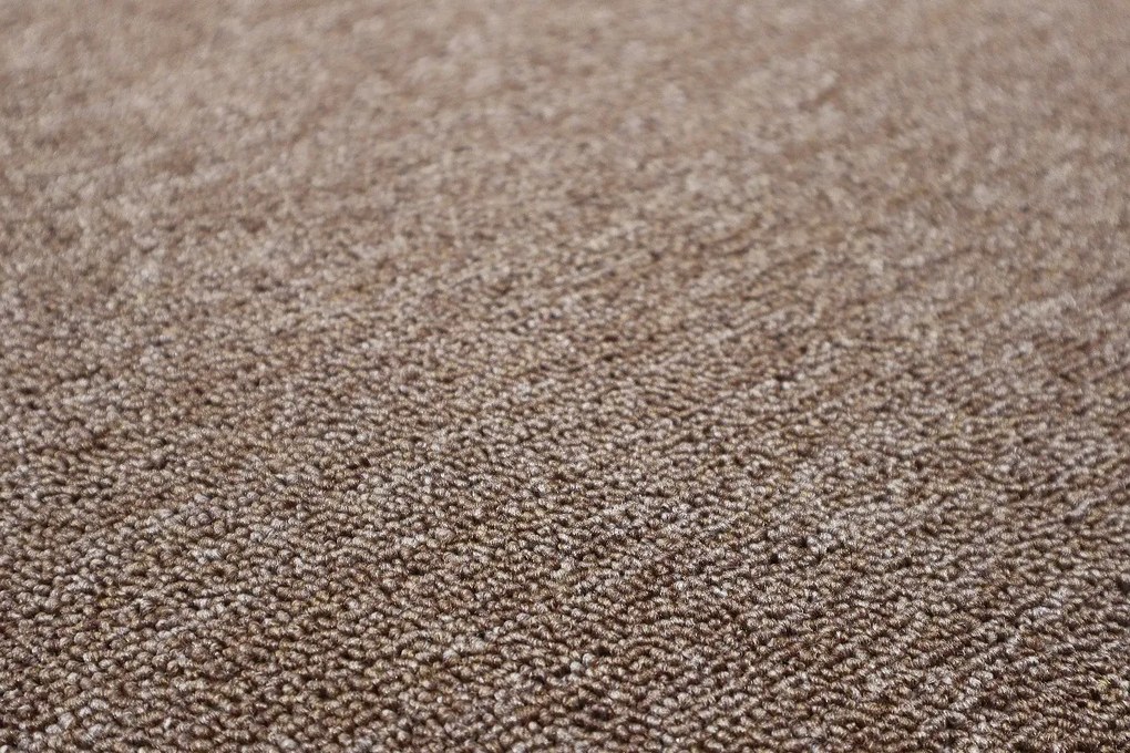 Vopi koberce Kusový koberec Astra hnedá kruh - 100x100 (priemer) kruh cm