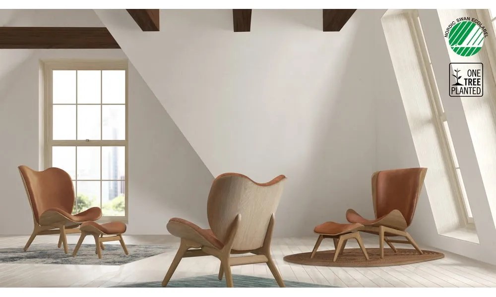 Oranžové kreslo A Conversation Piece – UMAGE