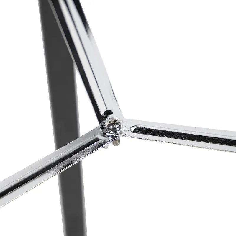 Stojaca lampa čierna bez tienidla - Tripod