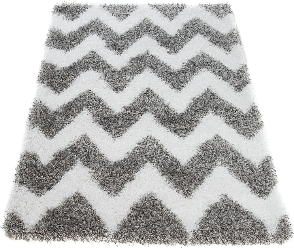 TA Koberec 5446A BIELA / L.ŠEDÁ 42 OPTIMÁLNA Rozmer: 200x300 cm