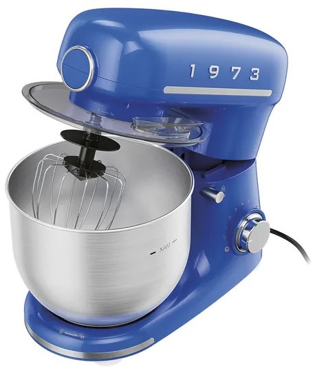 SILVERCREST® KITCHEN TOOLS Kuchynský robot Retro 1973 SKML 600 A1, modrý (100364464)