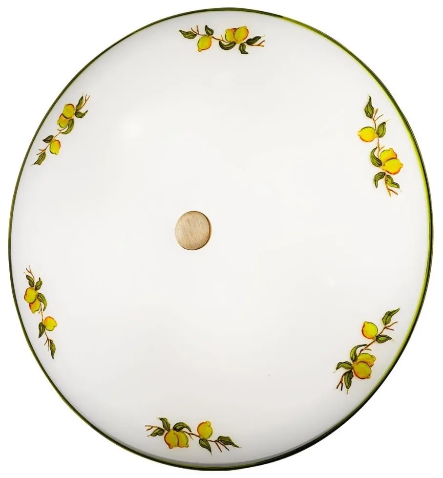 Kolarz 731.U14.4.116 - Stropné svietidlo NONNA 4xE27/60W/230V pr. 54 cm citróny