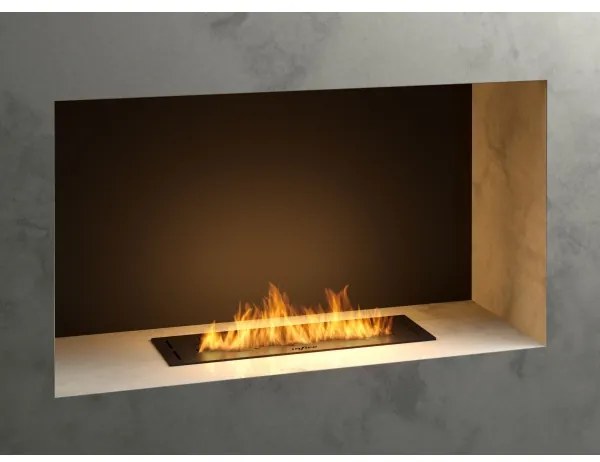 InFire - Vstavaný BIO krb 7,5x50 cm 3,5kW čierna
