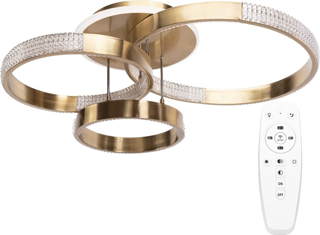 Stropné LED svietidlo G004-C zlaté