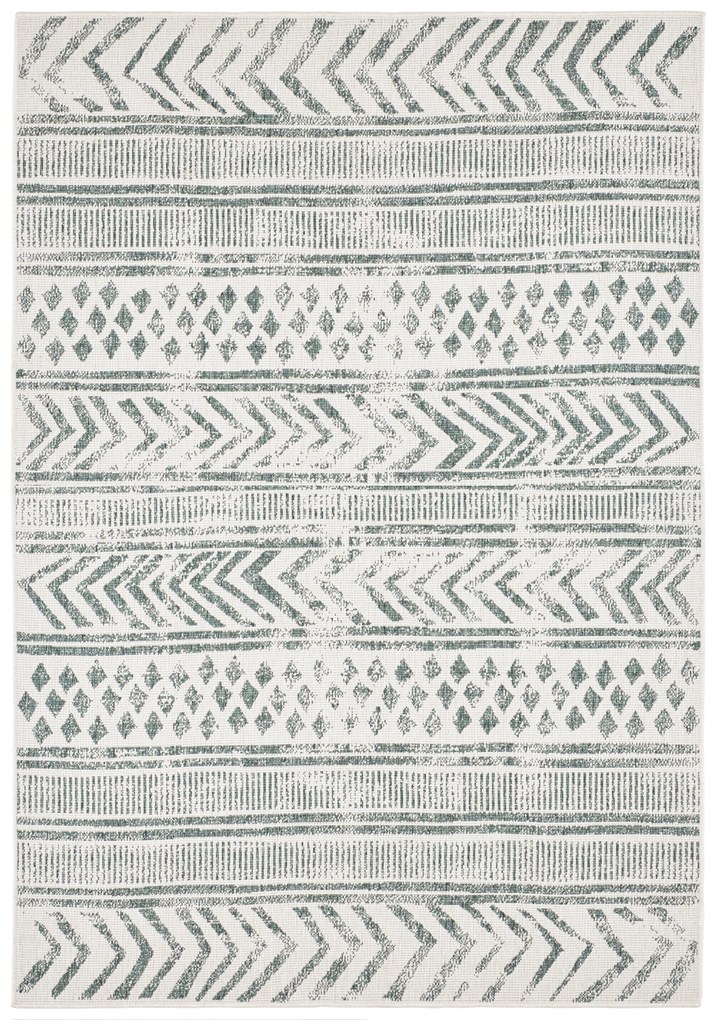 NORTHRUGS - Hanse Home koberce Kusový koberec Twin Supreme 103861 Green / Cream – na von aj na doma - 200x290 cm