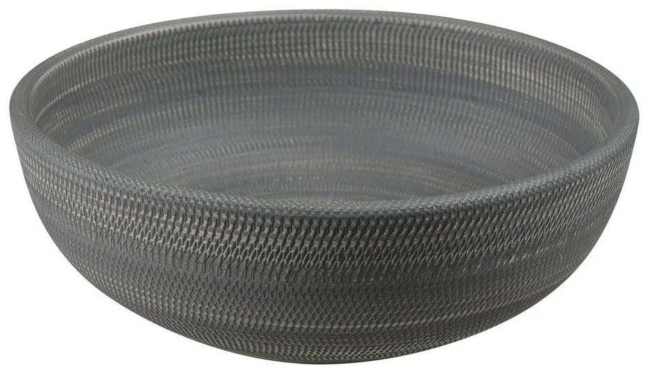 Sivé keramické okrúhle umývadlo ø 41 cm Priori – Sapho