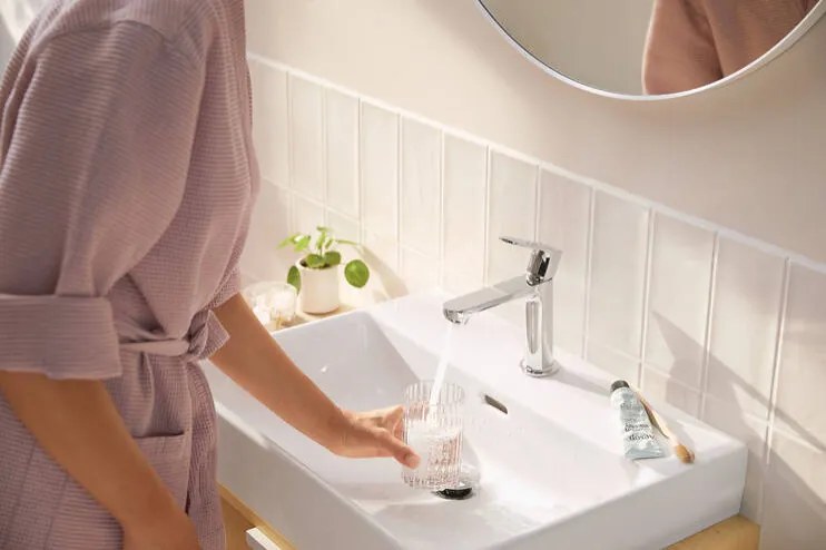 Hansgrohe Rebris S, umývadlová batéria 110 bez odtokovej súpravy, CoolStart, chrómová, HAN-72520000