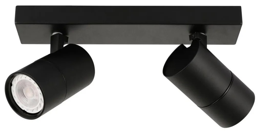 ITALUX SPL-2813-2B-BL - Bodové svietidlo LACONI 2xGU10/35W/230V čierna