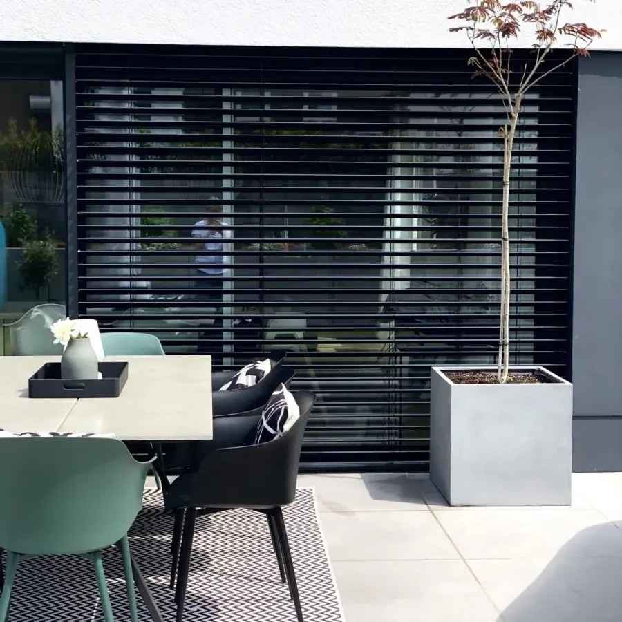 Kvetináč BLOCK, sklolaminát, 60x60x60 cm, betón design