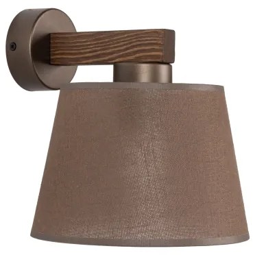 Brilagi - Nástenné svietidlo LATTE 1xE27/15W/230V borovica/hnedá