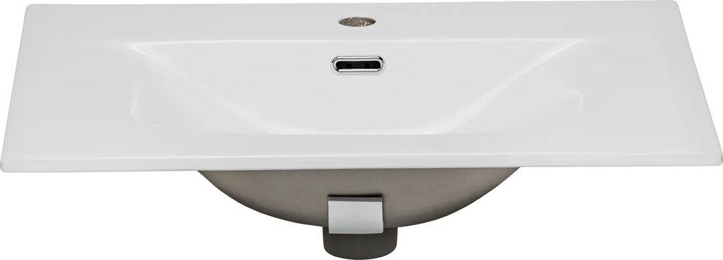 Comad Nábytkové keramické umývadlo SKY 80-8099, 81x46 cm, biela lesklá