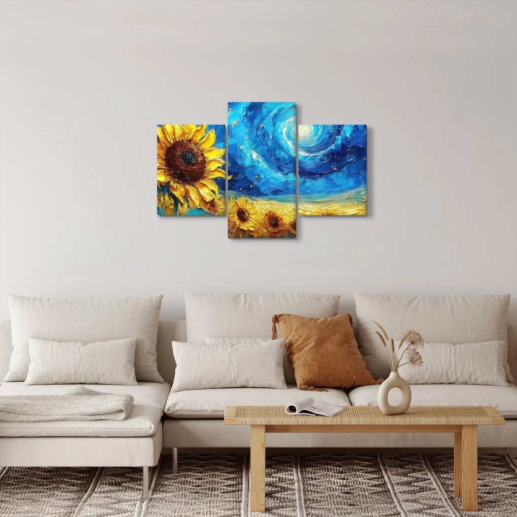 Obraz - Maľba slnečníc (90x60 cm)