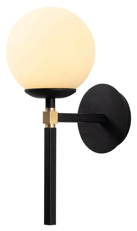 Nástenné svietidlo Gondol čierne