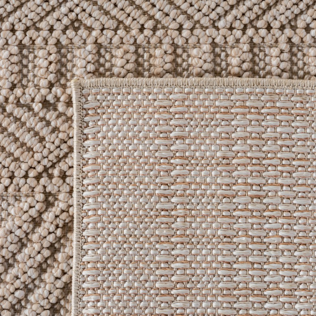Ayyildiz, Kusový koberec Helix 2202 beige, 80x150, béžová, chodba / predsieň