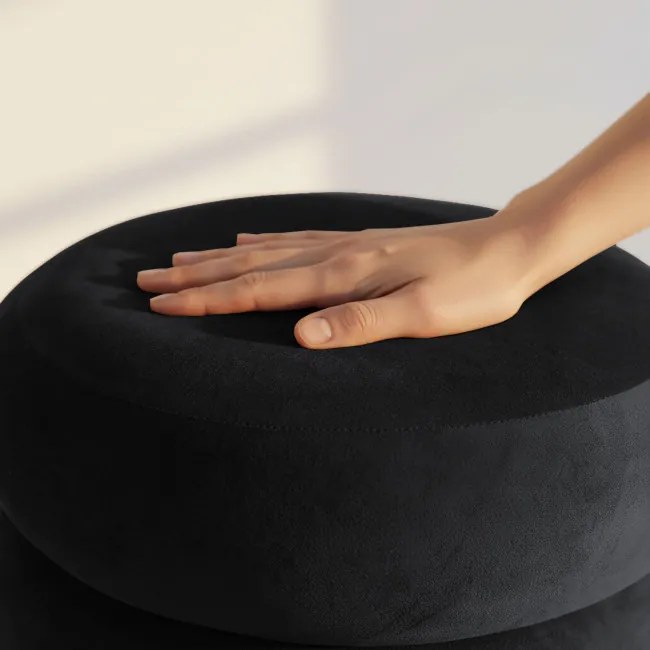 Taburetka SNUGGO čierna