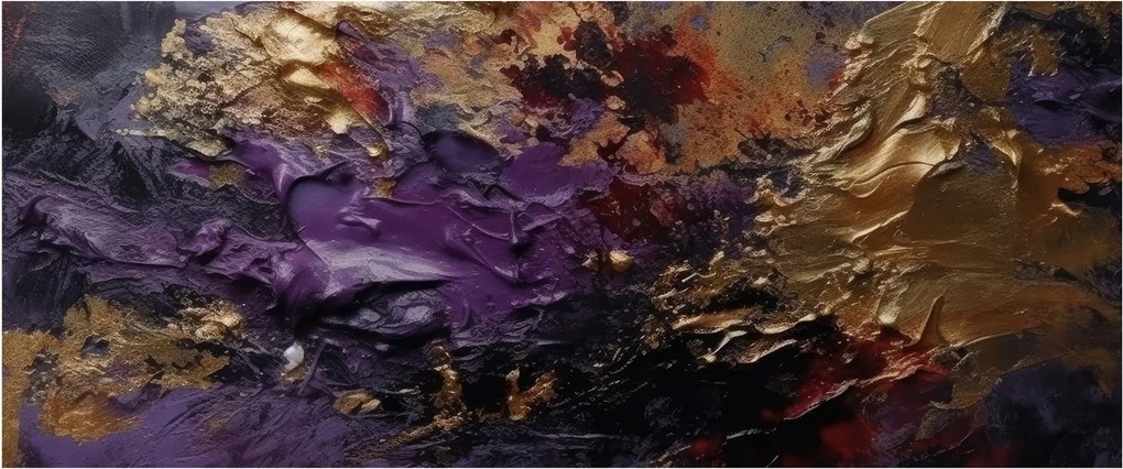 Obraz - Textúrovaná abstrakcia (120x50 cm)