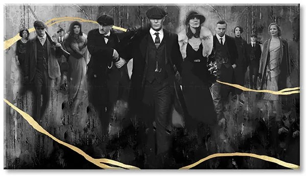 Obrazy na plátne - PREMIUM ART – Peaky Blinders rodina | rôzne rozmery