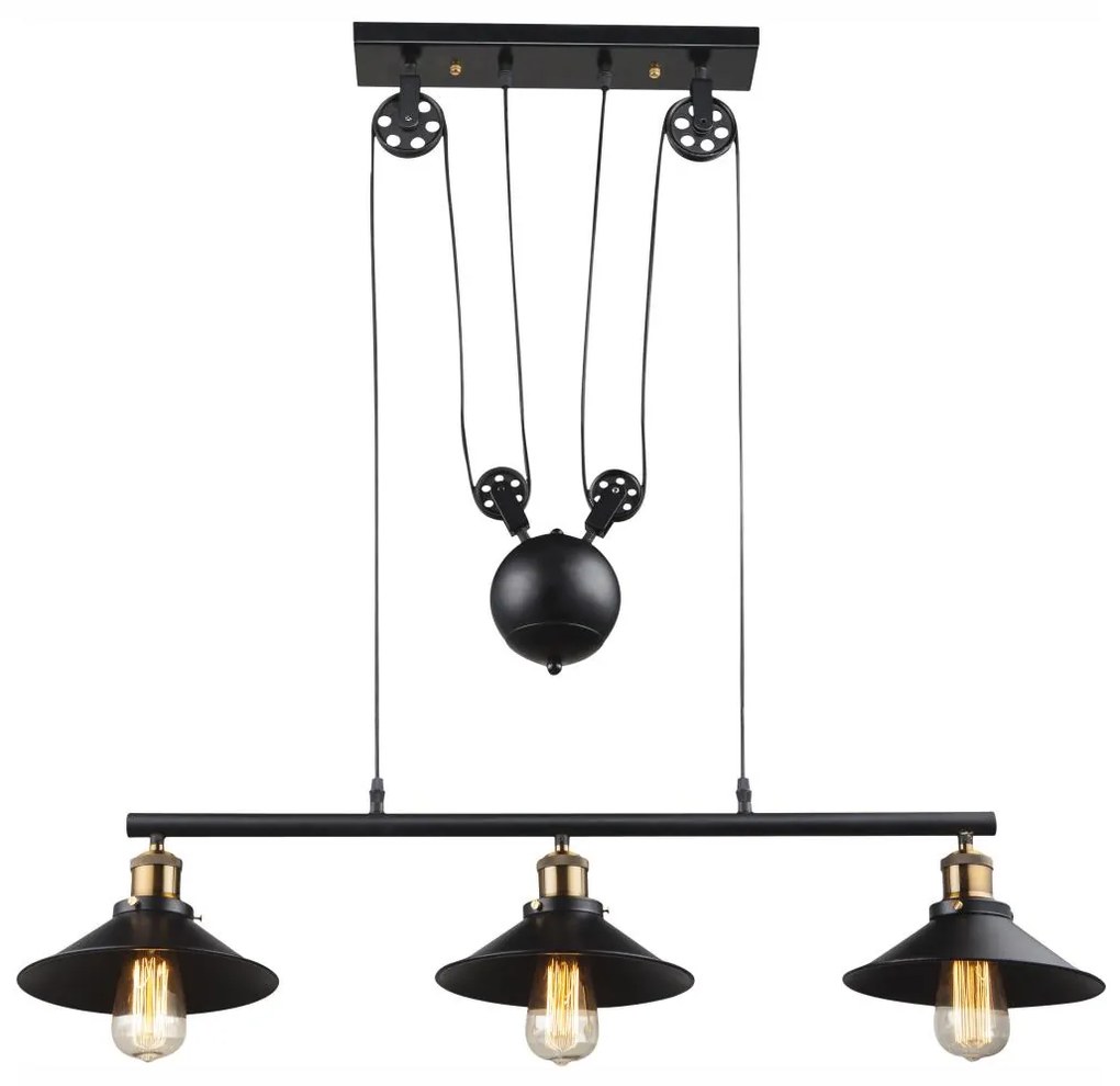 Globo 15053-3 - Luster LENIUS 3xE27/60W/230V