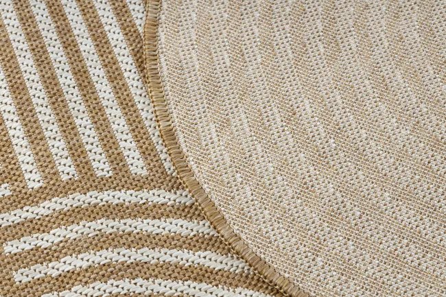 Koberec ORGANIC 1835 geometrický, krémový / naturálny