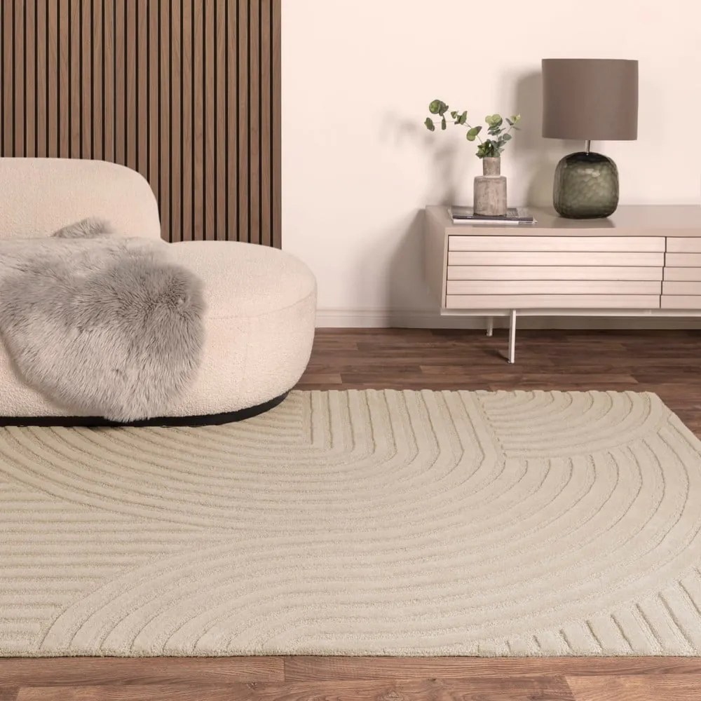 Béžový vlnený koberec 160x230 cm Hague – Asiatic Carpets