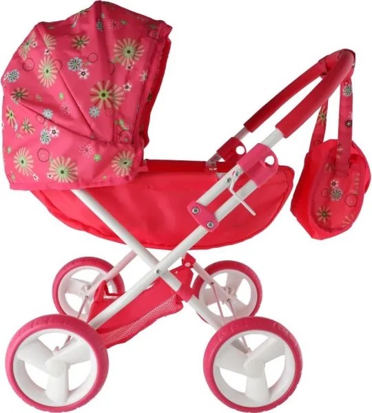 Červený kočík pre bábiky