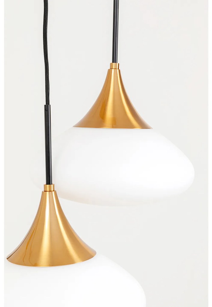 Gocce visiaca lampa zlatá 70x140 cm