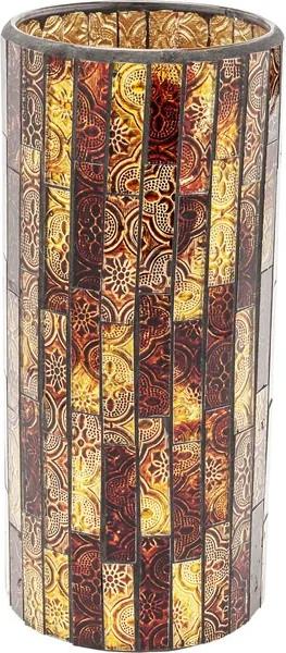 KARE DESIGN Sada 2 ks − Váza Mosaico 25 cm hnedá