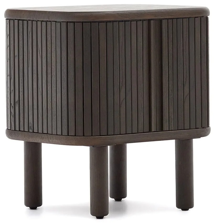 Tmavohnedý nočný stolík Mailen – Kave Home