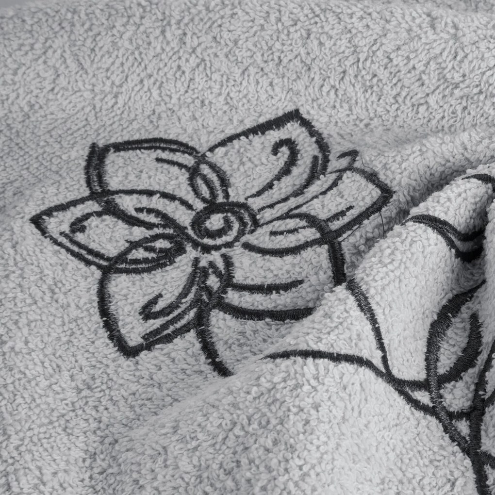 FROTÉ UTERÁK LILA SADA 1KS 30X50 CM, 1KS 50X90 CM, 1KS 70X140 CM STRIEBORNÁ