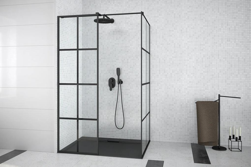 EXCEA obdĺžnikový sprchovací kút, WALK IN 100x80 cm